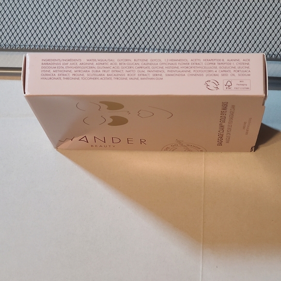 Wander Beauty Gold Baggage Claim Masks NIB 6 Pairs 6 X 4g/.14 Oz - Picture 8 of 8